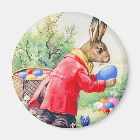 Vintage Niedliche Ostereier Magnet (Vorne)