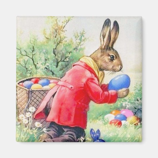 Vintage Niedliche Ostereier Magnet (Vorne)