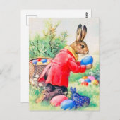 Vintage Niedliche Ostereier Postkarte (Vorne/Hinten)