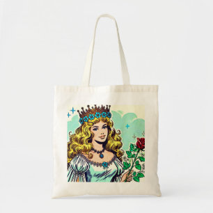 Vintage Niedliche Princess-Comicen Tragetasche
