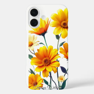 Vintage Niedliche Retro Groovy Hippie Blume iPhone 16 Hülle
