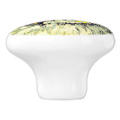 Vintage niedliche Scheuneneule Sternbild Keramikknauf (Seitenansicht)