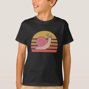Vintage niedliche Schnecke Bestes Geschenk für S T-Shirt
