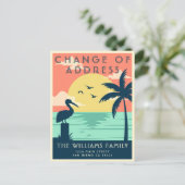 Vintage Niedliche Veränderung der "Address Beach C Postkarte (Stehend Vorderseite)