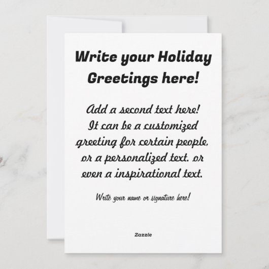 Vintage Niedliche Weihnachtskatze Feiertagskarte (Rückseite)