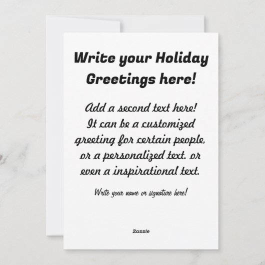 Vintage Niedliche Weihnachtskatze Feiertagskarte (Rückseite)