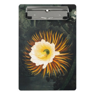 Vintage Night-Blowing Cereus Gothic-Kunst Mini Klemmbrett