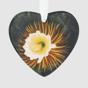 Vintage Night-Blowing Cereus Gothic-Kunst Ornament