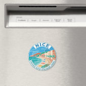 Vintage Nizza Frankreich Magnet (In Situ (Geschirrspüler))