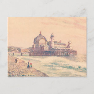 Vintage Nizza Frankreich Postkarte