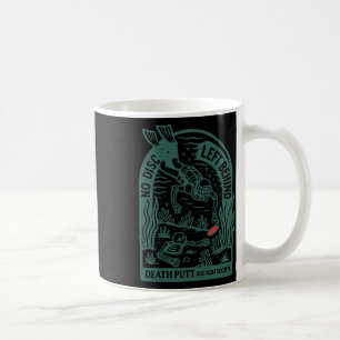 Vintage No Disc Left Behind Disc Golf Meme Golfer  Kaffeetasse