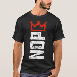 Vintage-No-Kings-Protestschild vertikal  T-Shirt