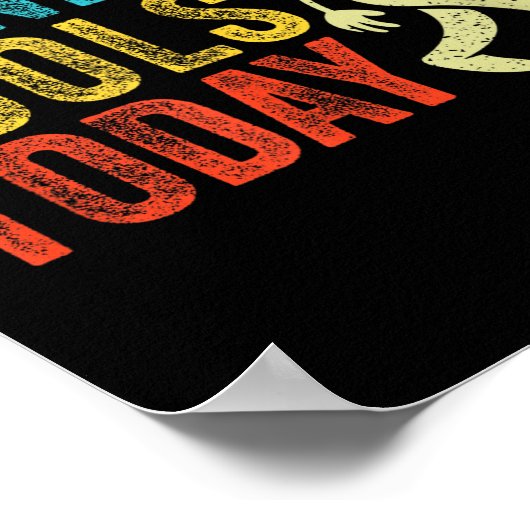 Vintage No New Tools Today  Poster (Ecke)