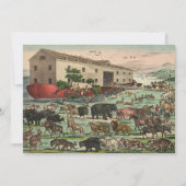 Vintage Noah Feiertagskarte (Vorderseite)