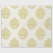 Vintage noble Muster-Geschenk-Verpackung Geschenkpapier (Flach)