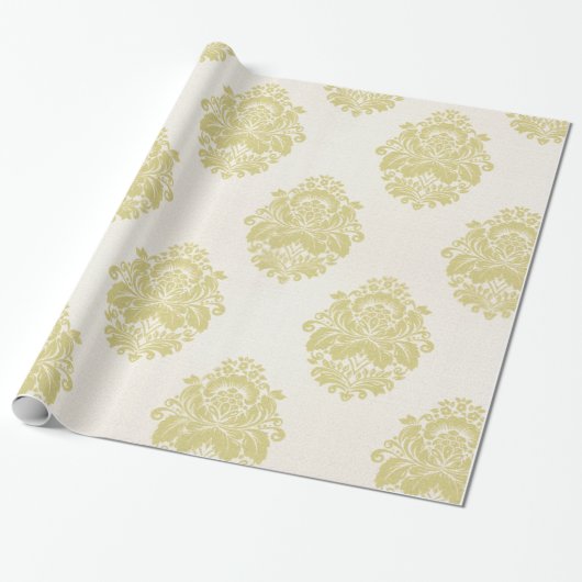 Vintage noble Muster-Geschenk-Verpackung Geschenkpapier (Ungerollt)