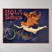 Vintage NOLA Bikes Angel Poster (Vorne)