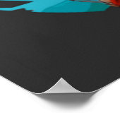 Vintage Nordatlantikreise Poster (Ecke)