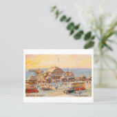 Vintage North Pier, Blackpool Postkarte (Stehend Vorderseite)