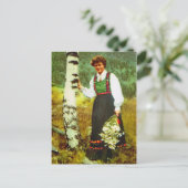 Vintage Norway Postkarte (Stehend Vorderseite)