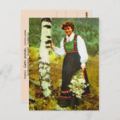 Vintage Norway Postkarte (Vorne/Hinten)