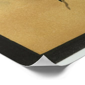 Vintage norwegische Zigarettenanzeige Poster (Ecke)