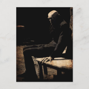 Vintage-Nosferatu-Kunstpostkarte Postkarte