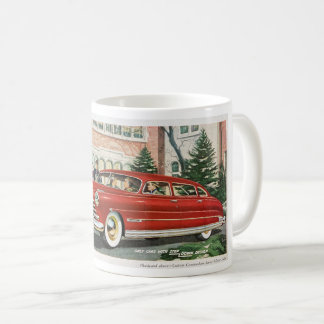VINTAGE NOSTALGIA AUTOMOBILE ILLUSTRATION KAFFEETASSE