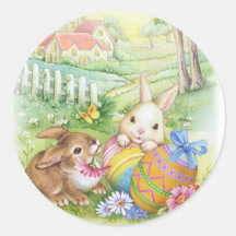 Vintage, nostalgische Osterhasen