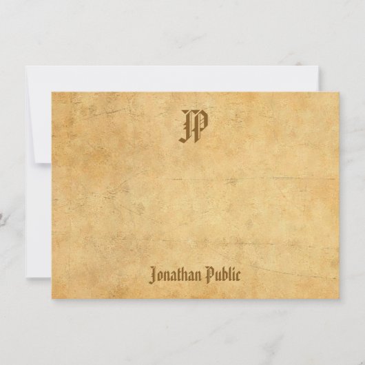 Vintage Nostalgische Vorlage für die Kalligraphie (Vorderseite)