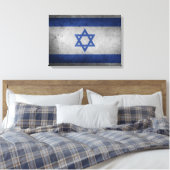 Vintage Not leidende Flagge Israels Leinwanddruck (Insitu (Schlafzimmer))
