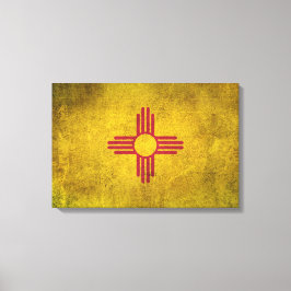 Vintage "Not leidende Flagge" New Mexico Leinwanddruck