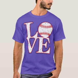Vintage Not leidende LIEBE BASEBALL T-Shirt