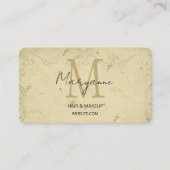 Vintage Not leidende Visitenkarte (Vorderseite)