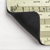 Vintage Noten, antikes Musical-Score 1810 Mousepad (Ecke)