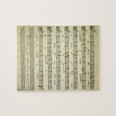 Vintage Noten, antikes Musical-Score 1810 Puzzle (Horizontal)