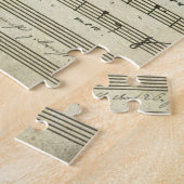 Vintage Noten, antikes Musical-Score 1810 Puzzle (Seite)