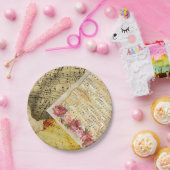 Vintage Noten Musical Notes Paper-Teller Pappteller (Party)