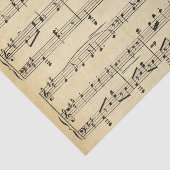 Vintage Noten Seidenpapier (Ausschnitt)