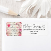 Vintage Noten und Rose (Insitu)