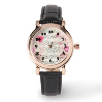 Vintage Noten und Rose