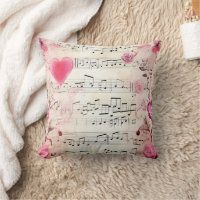 Vintage Noten und Rose