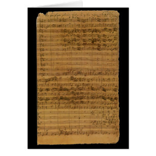 Vintage Noten von Johann Sebastian Bach