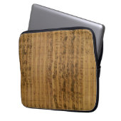 Vintage Noten von Johann Sebastian Bach Laptopschutzhülle (Vorderseite Links)