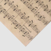 Vintage Notenblätter - Entpackung Seidenpapier (Detail)