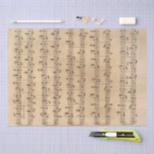 Vintage Notenblätter - Entpackung Seidenpapier (Handwerk)