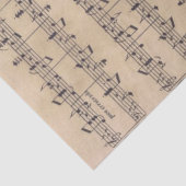 Vintage Notenblätter - Entpackung Seidenpapier (Detail)