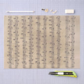 Vintage Notenblätter - Entpackung Seidenpapier (Handwerk)