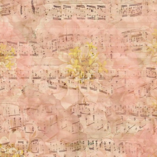 Vintage Notenblätter Seidenpapier