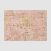 Vintage Notenblätter Seidenpapier (Vorderseite)